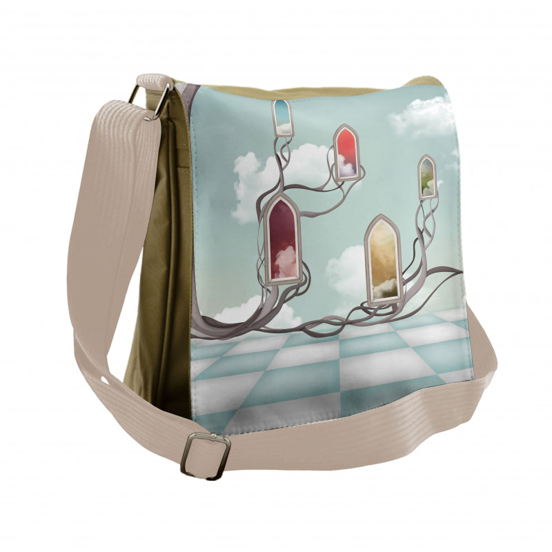 Mirrors over Tree Messenger Bag