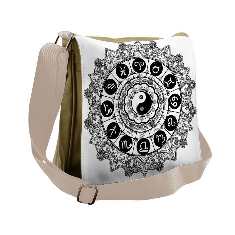 Mandala Art Harmony Messenger Bag