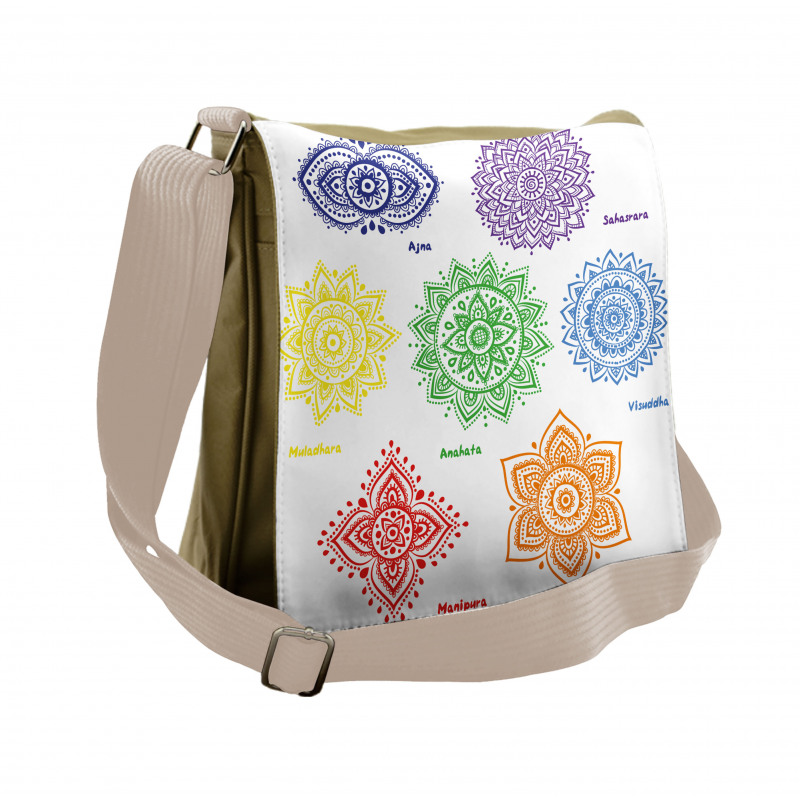 Colorful Chakra Messenger Bag
