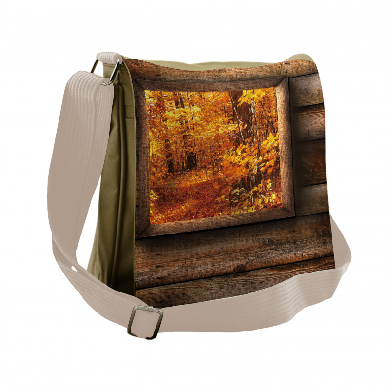 View from Rustic Cottage Messenger Bag