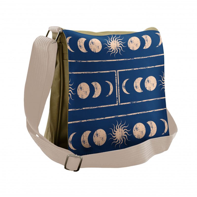 Sun Moon Astrology Messenger Bag