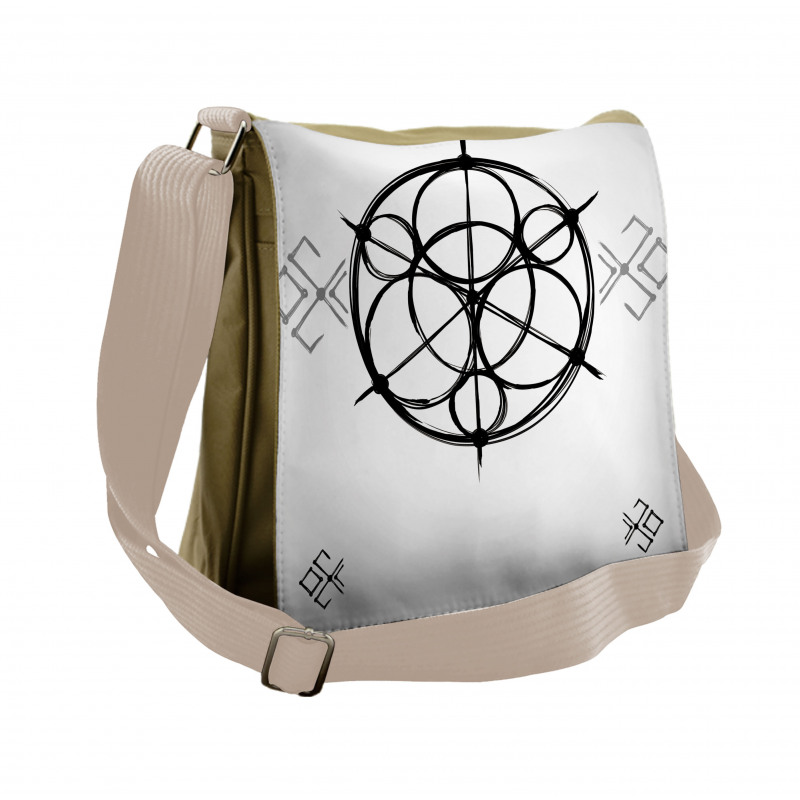 Swirled Spirals Messenger Bag