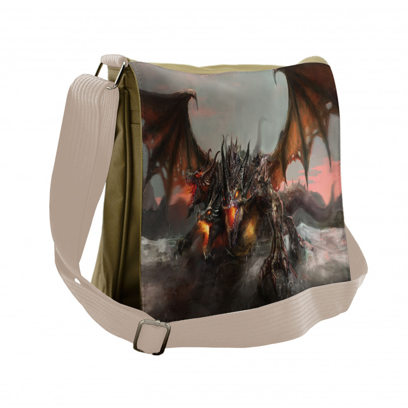 Dragon Monster Messenger Bag