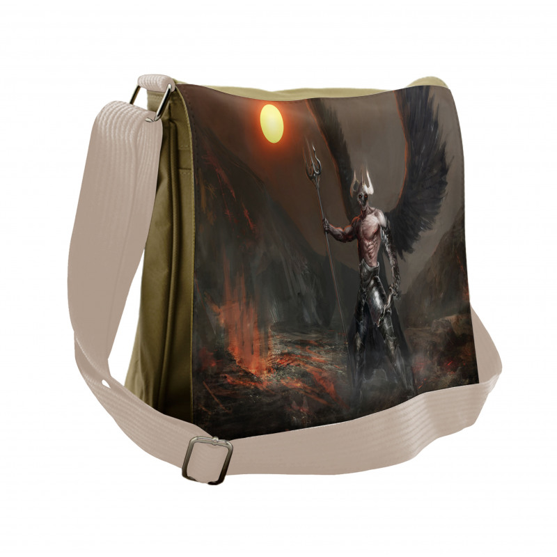 Knight Artwork Messenger Bag