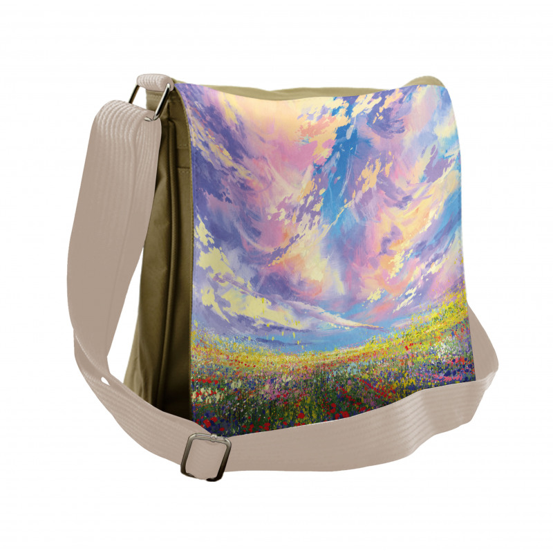 Surreal Dreamy Sky Messenger Bag