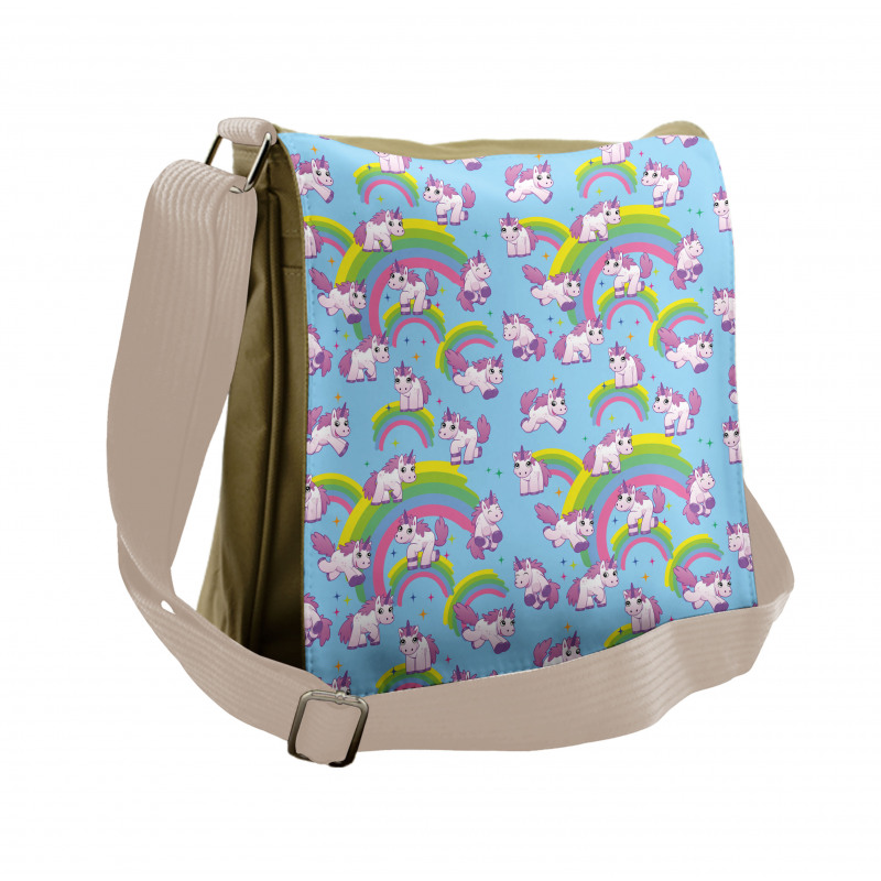 Cartoon Childish Messenger Bag