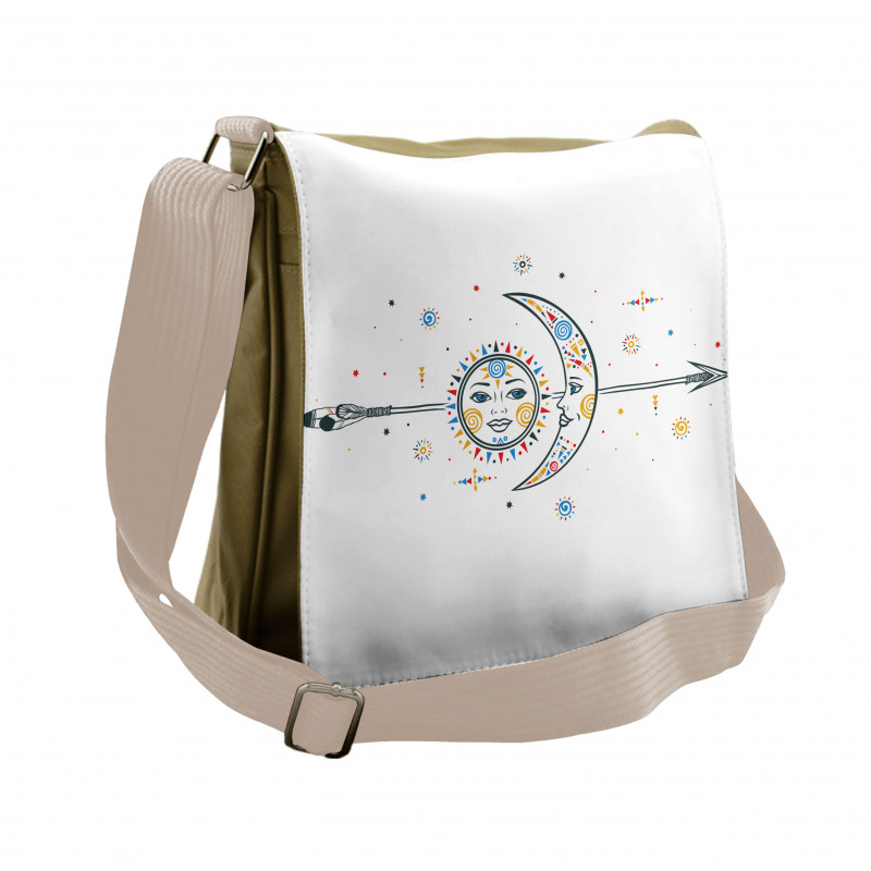 Ornaments Art Messenger Bag