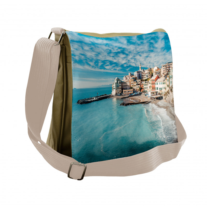 Seascape Ocean Coast Messenger Bag