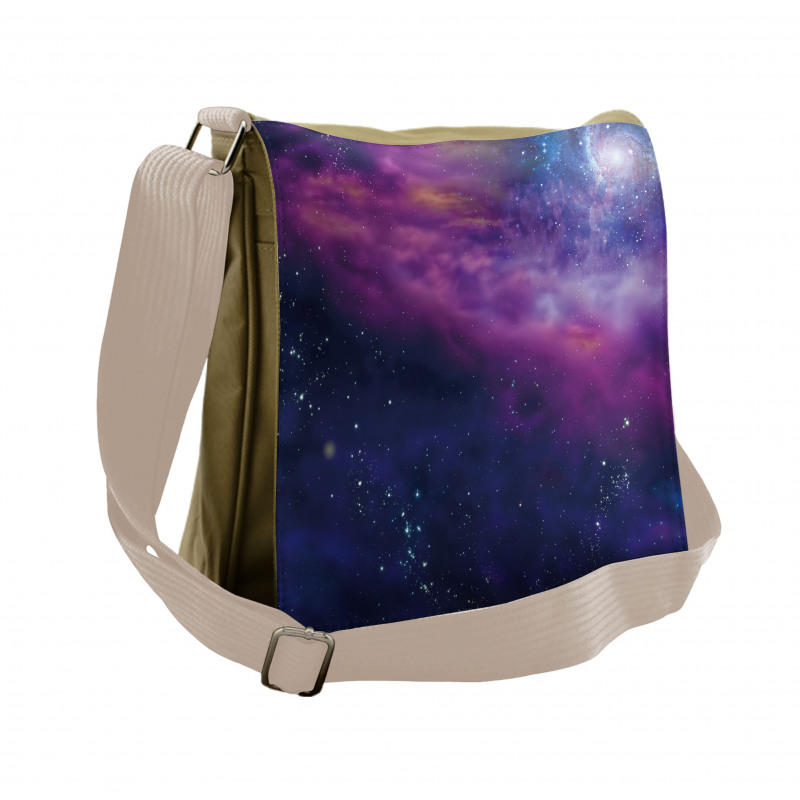 Galaxy Nebula Star Messenger Bag