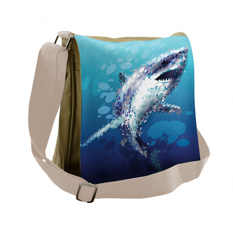 Shark Oceanlife Animal Messenger Bag