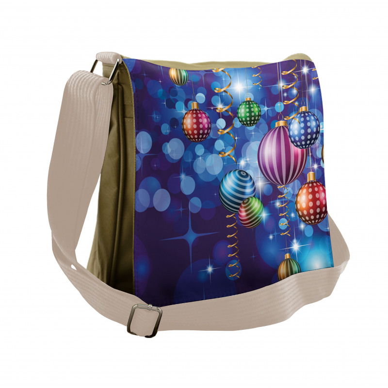 Happy New Year Party Messenger Bag