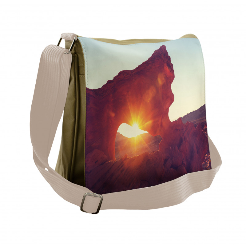 Sunrise American Desert Messenger Bag