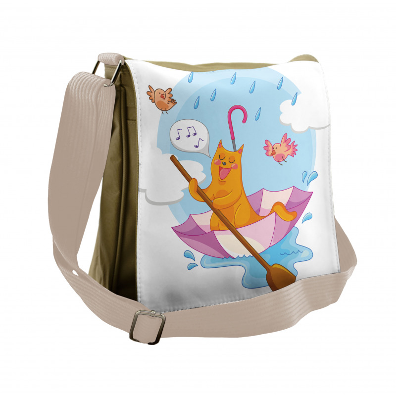 Cartoon Animal Kids Birds Messenger Bag