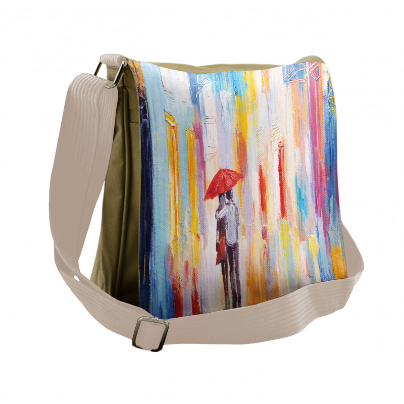 Painting Effect Romance Messenger Bag