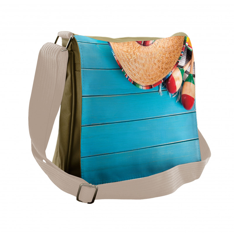 Latin Sombrero Messenger Bag
