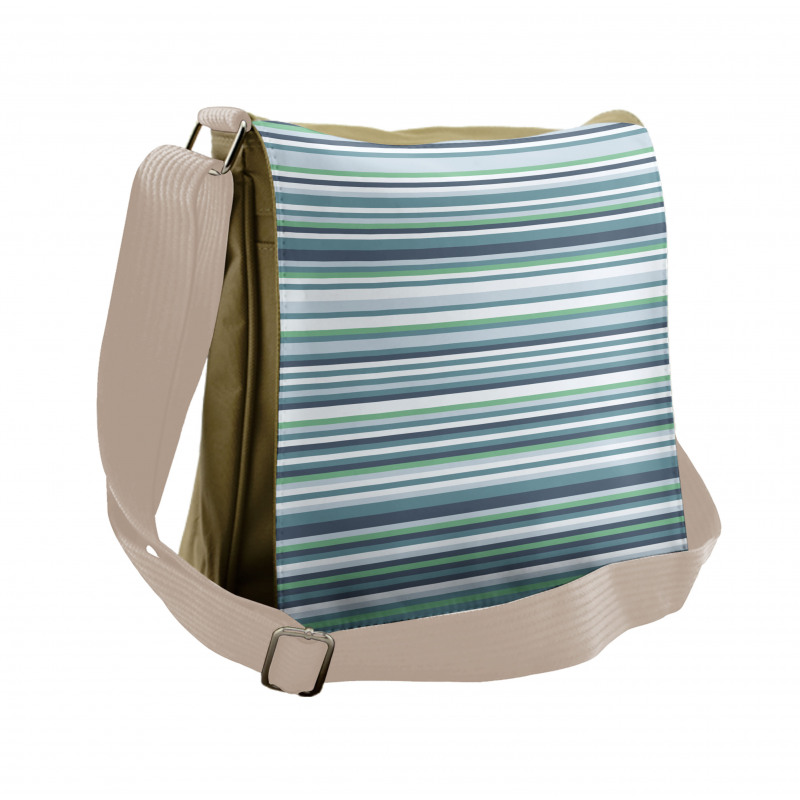 Abstract Narrow Band Messenger Bag