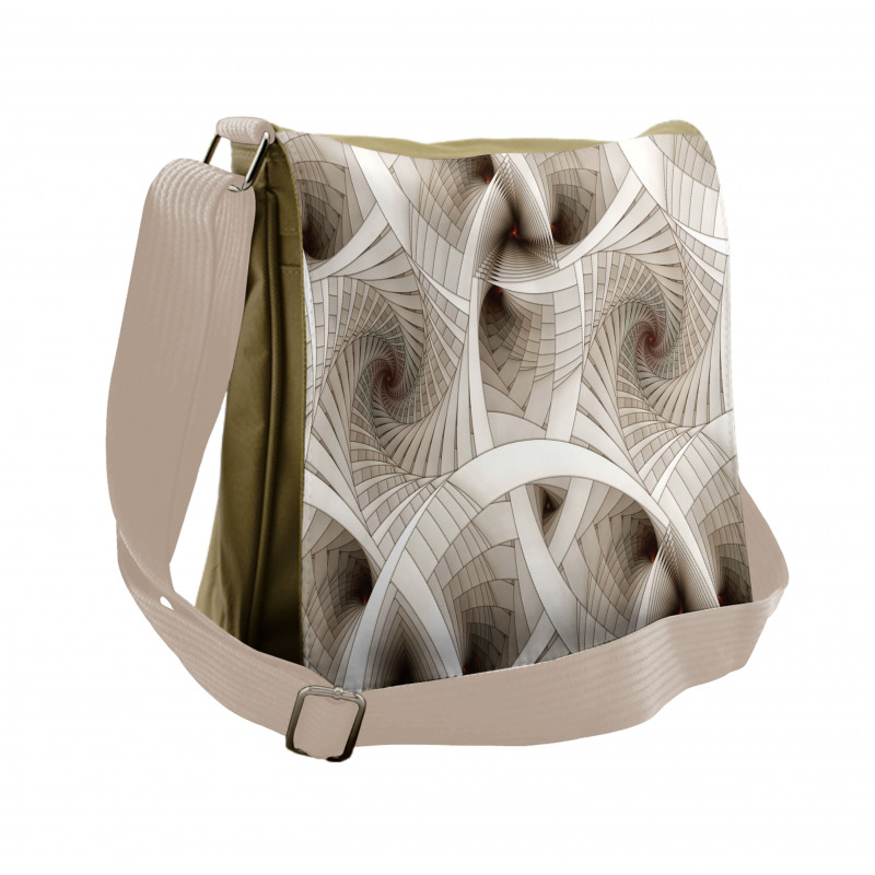 Abstract Digital Style Messenger Bag