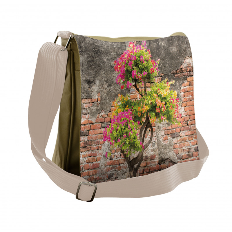 Flourishing Tree Wall Messenger Bag