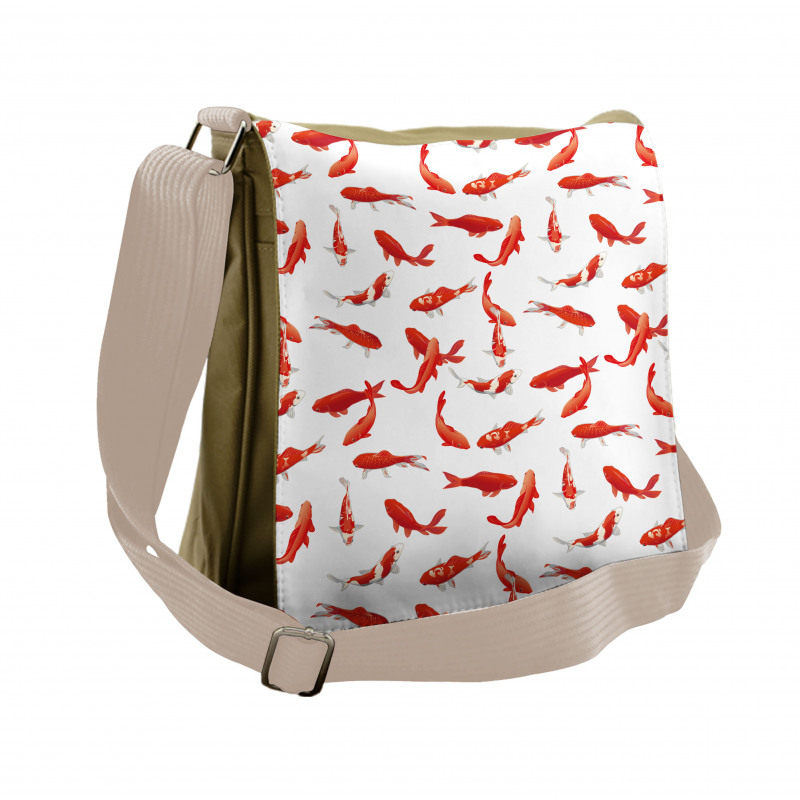 Koi Shoal Marine Messenger Bag