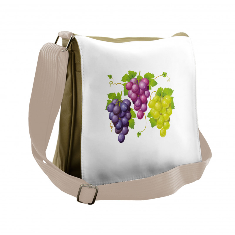 Ivy Burgundy Region Messenger Bag