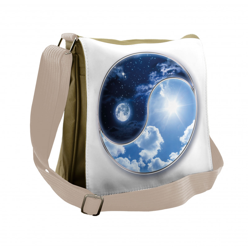 Moon and Sun Messenger Bag