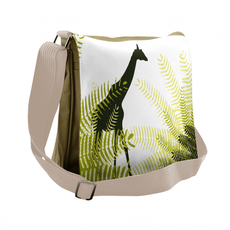 National Park Giraffe Messenger Bag