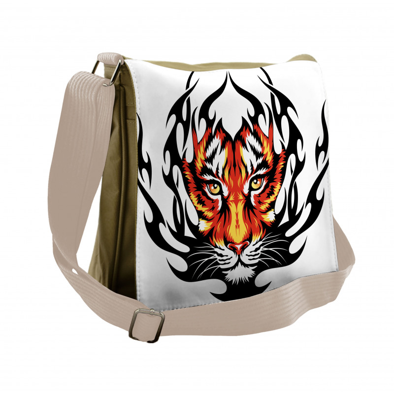 Jungle Tigers Prince Messenger Bag