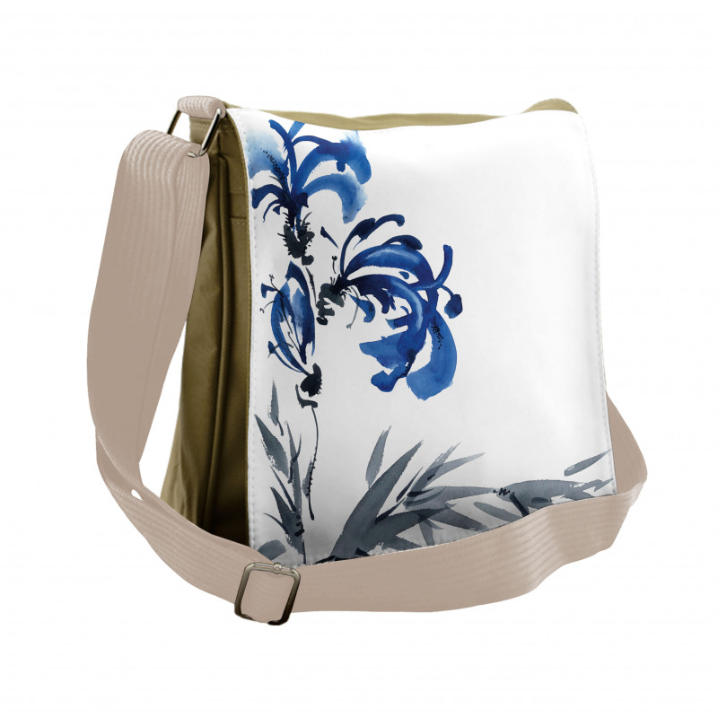 Brushstroke Work of Art Messenger Bag