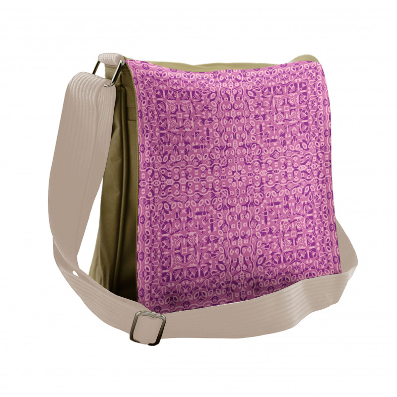 Abstract Ethnic Messenger Bag