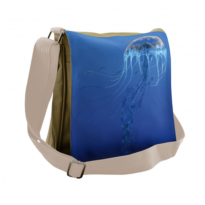 Blue Ocean Animal Messenger Bag