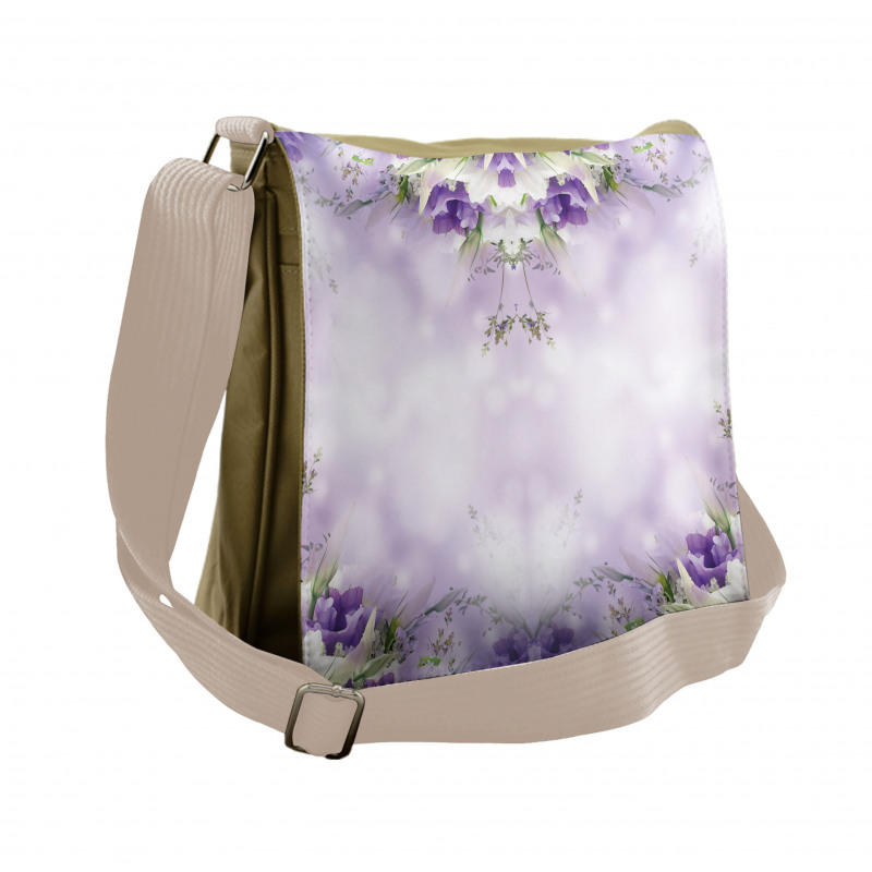 Spring Flower Bloom Messenger Bag
