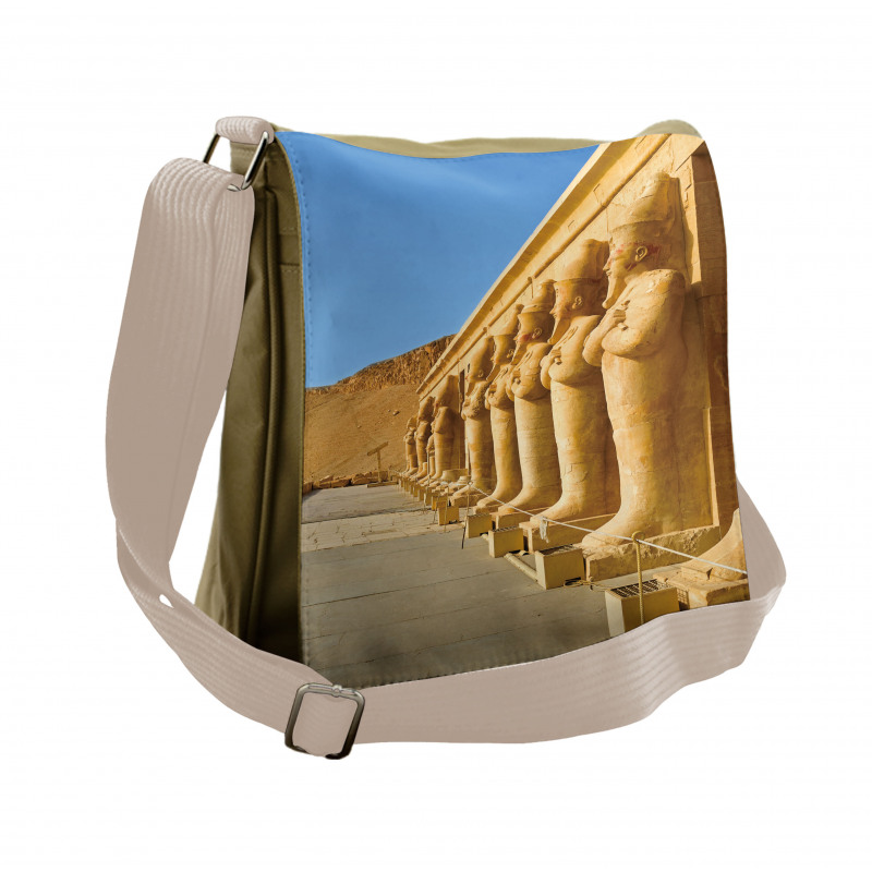 Hatshephut Building Photo Messenger Bag