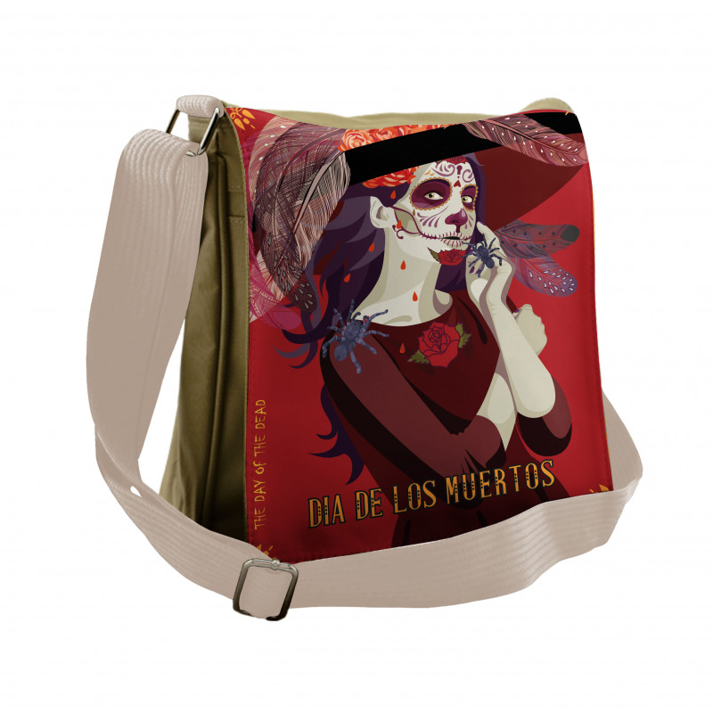 Dead Corpse Girl Messenger Bag