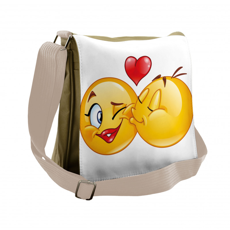 Romantic Flirty Love Mood Messenger Bag