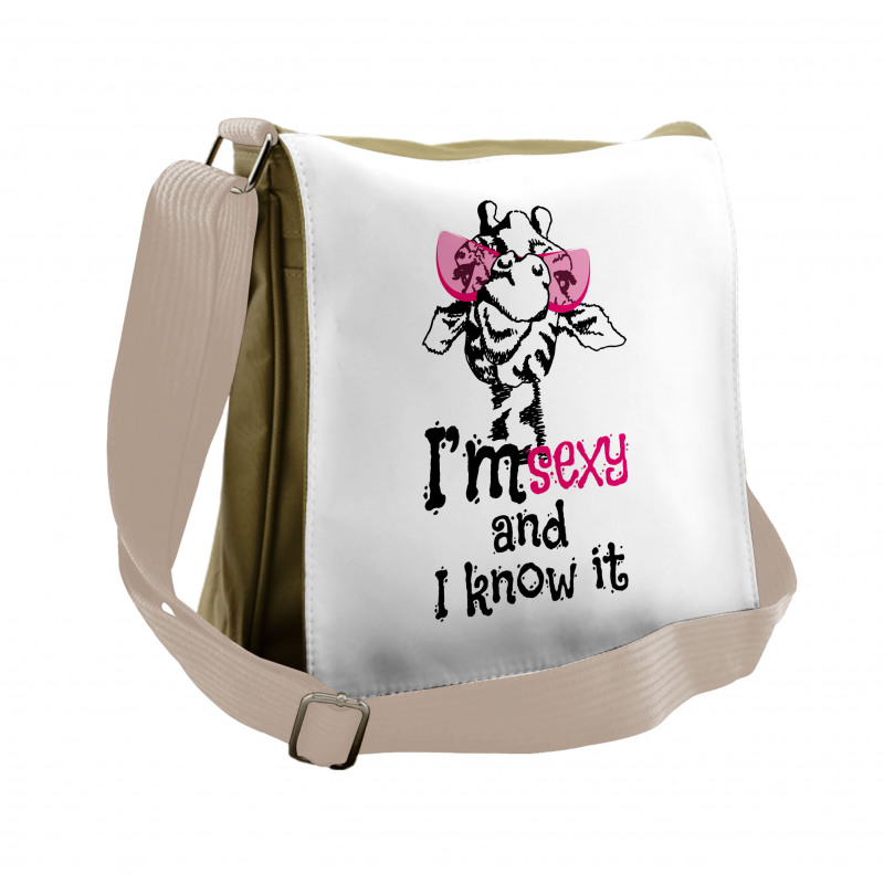 Funny Animal Fashion Messenger Bag