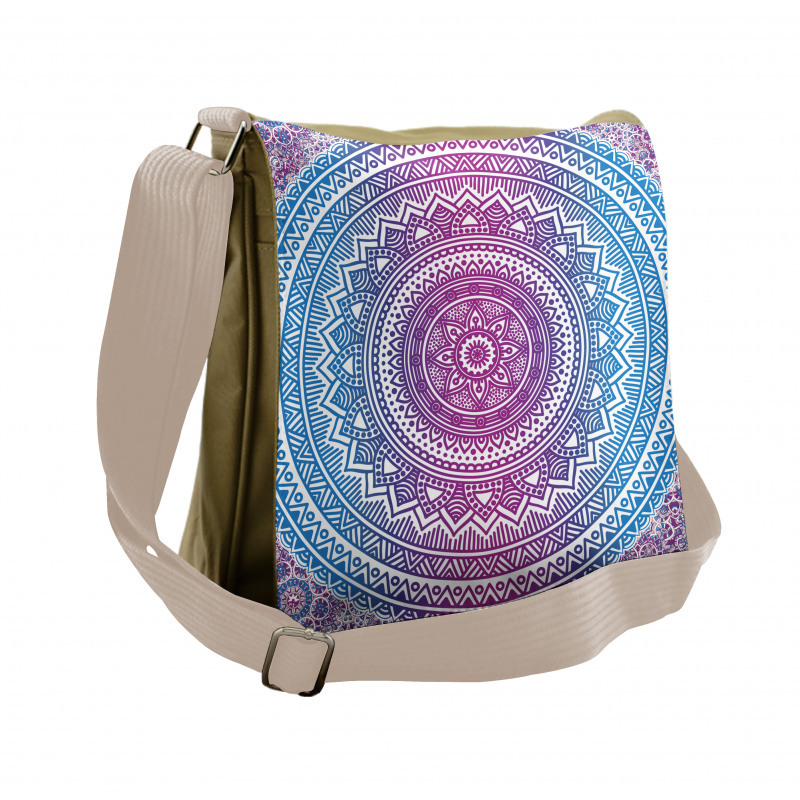 Mandala Pattern Messenger Bag