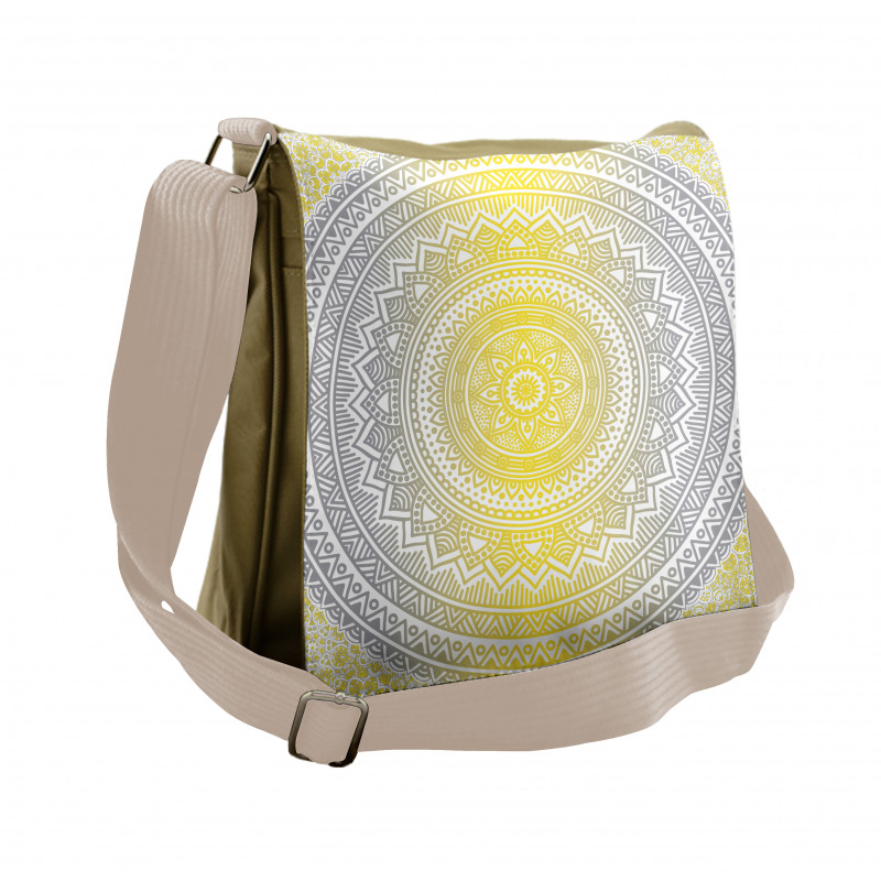 Pale Colored Ombre Messenger Bag