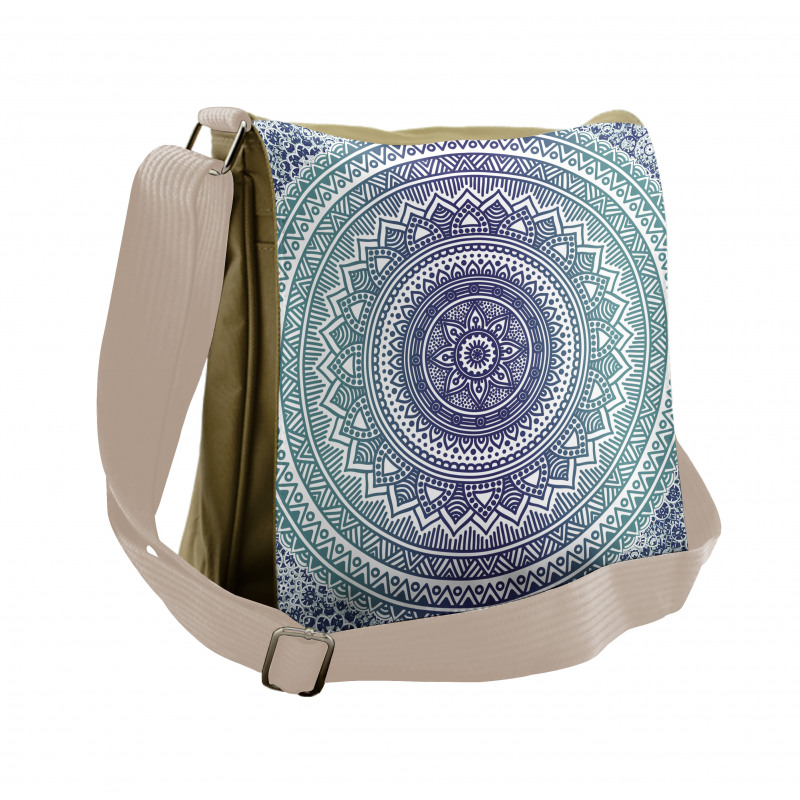 Ombre Boho Messenger Bag