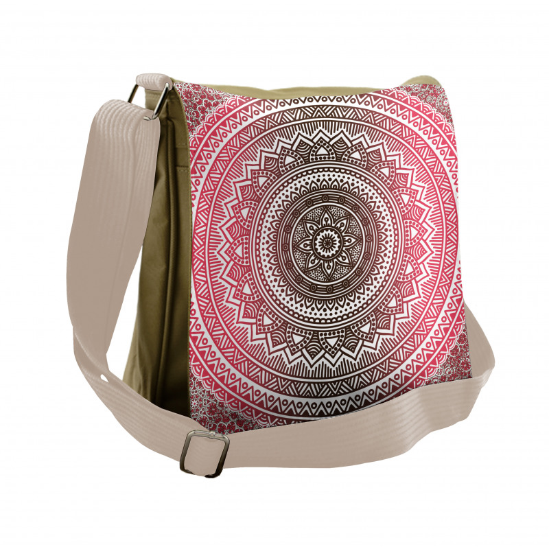 Ombre Ethnic Messenger Bag