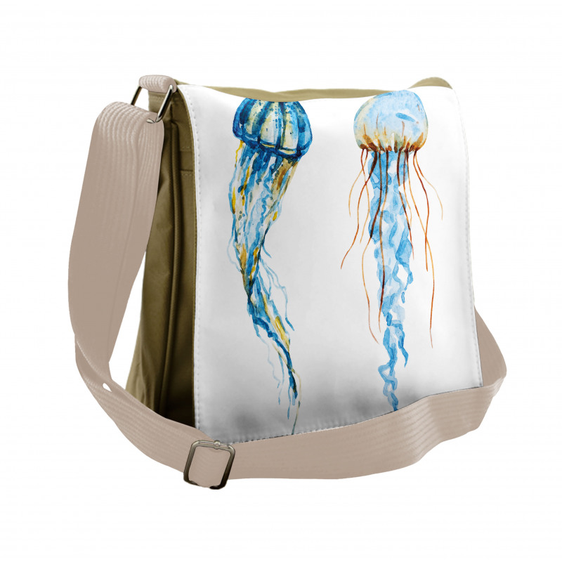 Jellyfish Exotic Sea Messenger Bag