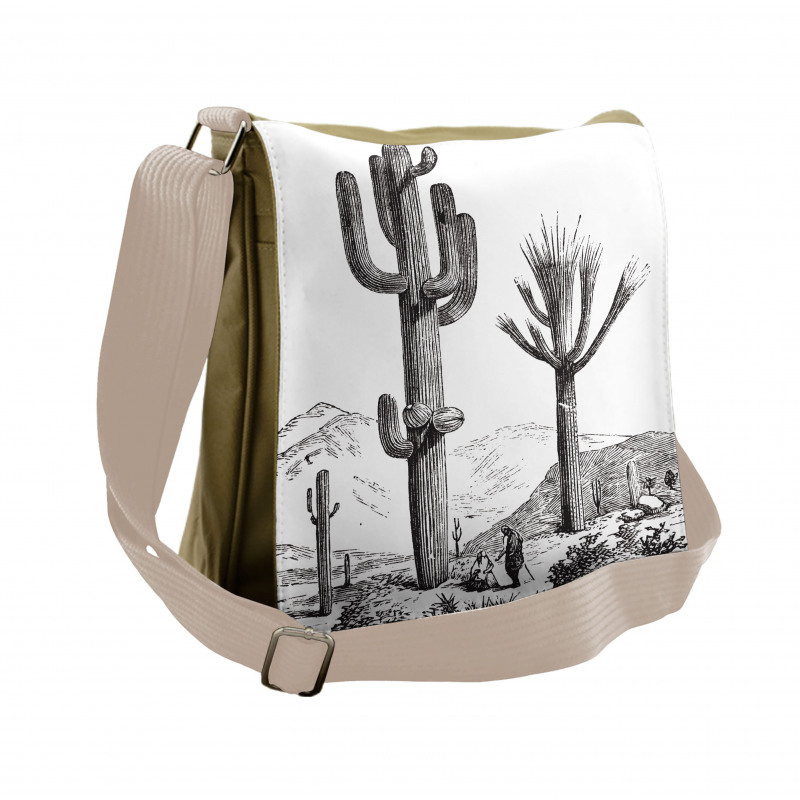 Sketchy Mexican View Messenger Bag