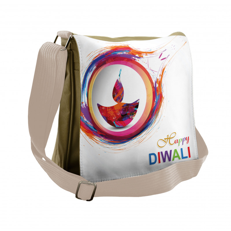 Diwali Candle Messenger Bag