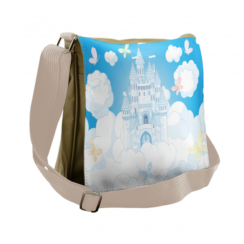 Castle Butterfly Messenger Bag