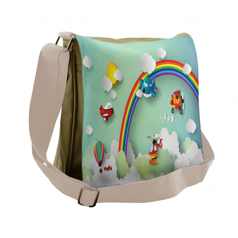 Rainbow Sunny Sky Baby Messenger Bag