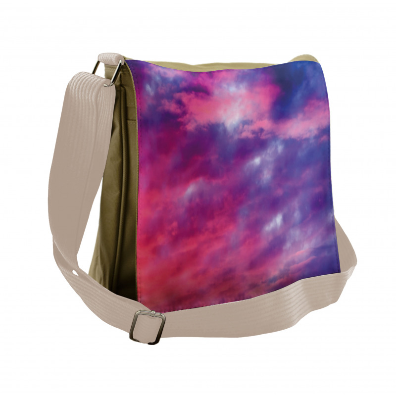 Cloudy Sunset Messenger Bag