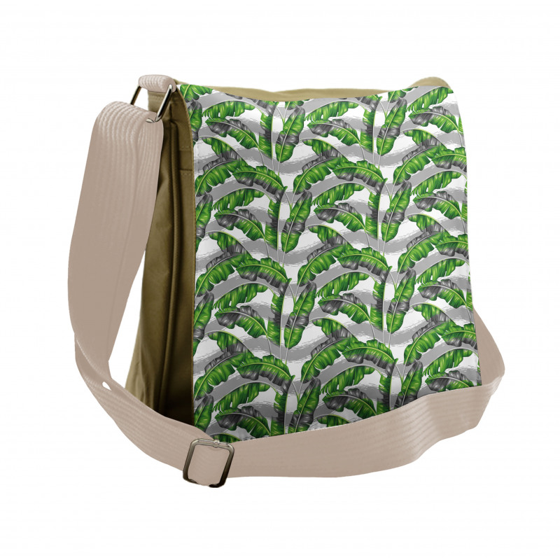 Banana Leaves Design Messenger Bag