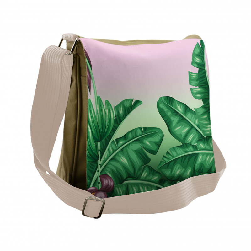 Exotic Orchid Blooms Messenger Bag