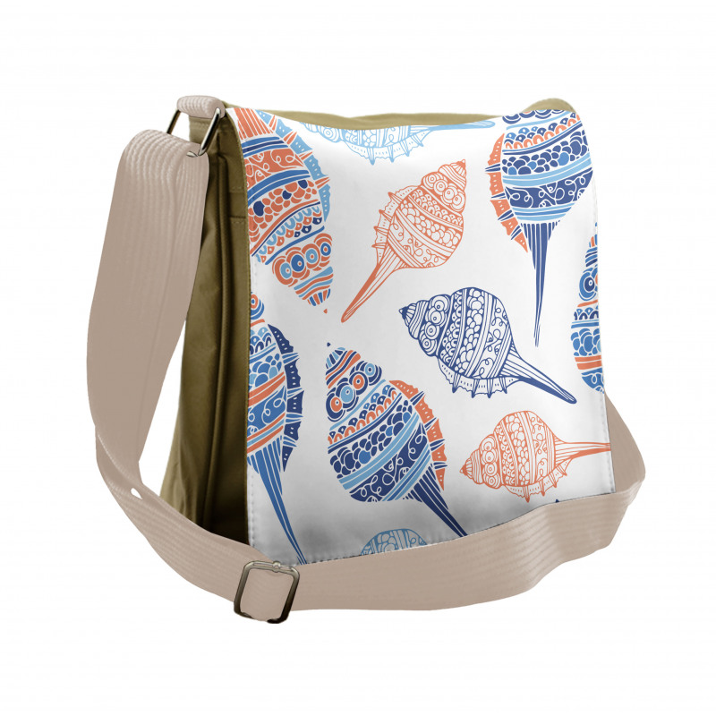 Maritime Sealife Sea Messenger Bag