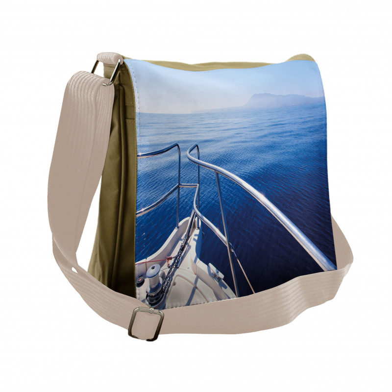 Boat Yacht Ocean Scenery Messenger Bag