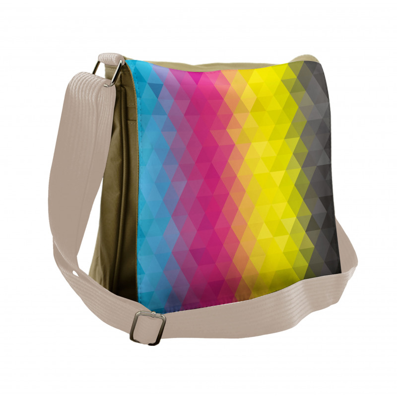 Modern Mosaic Messenger Bag